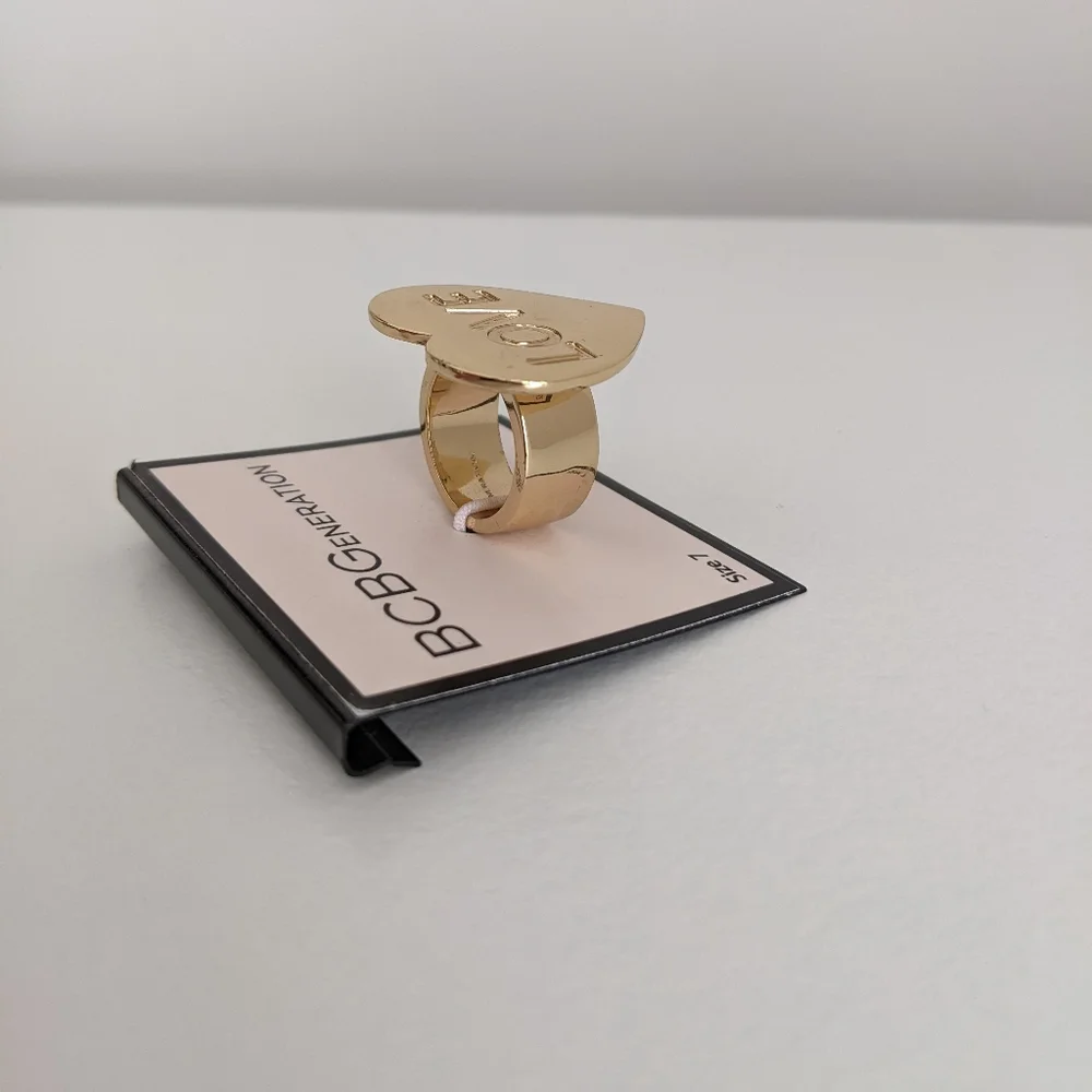 BCBGeneration LOVE 💛 RING - Picture 6 of 6